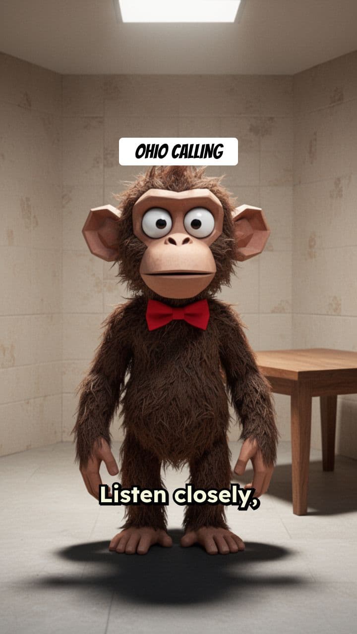 Low Budget Brain Rot Monkey