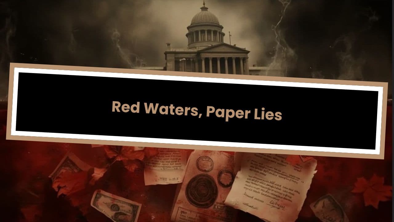 Red Waters, Paper Lies