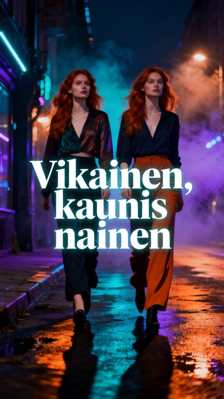 Vikainen, kaunis nainen