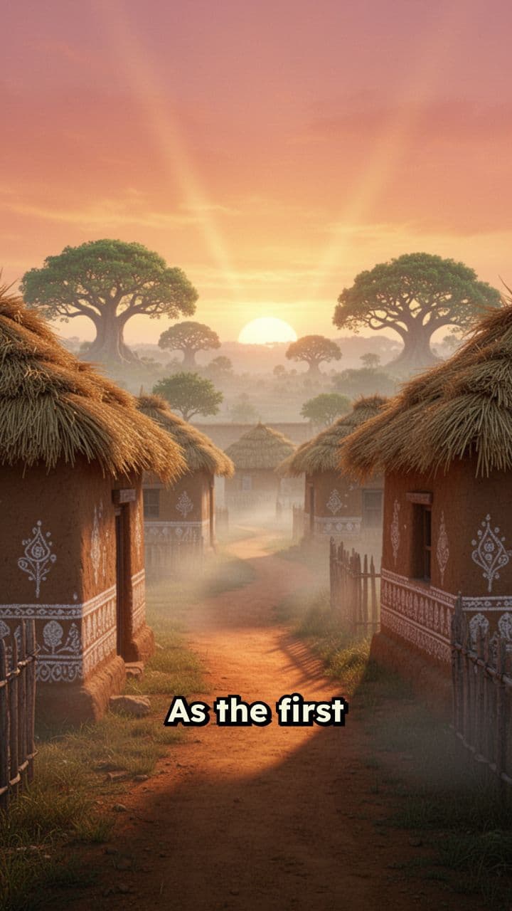 A Morning in the Rural Village