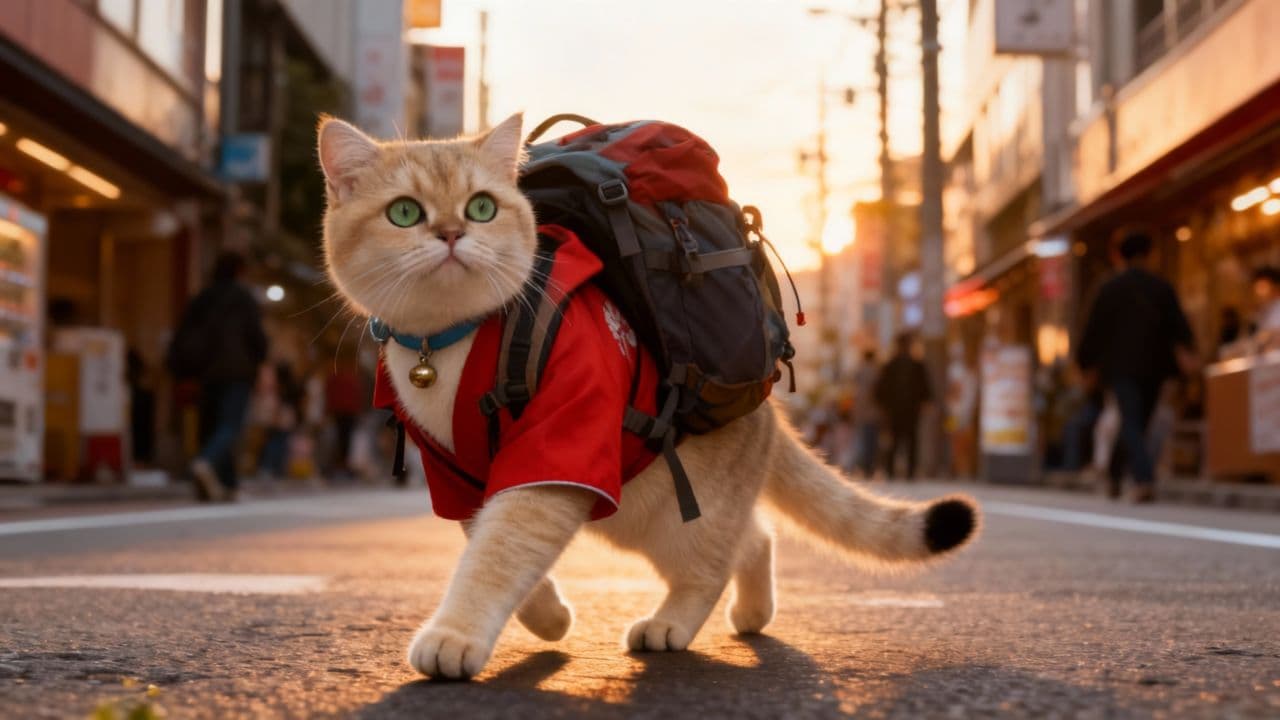 Sassy Cat's Tokyo Adventure