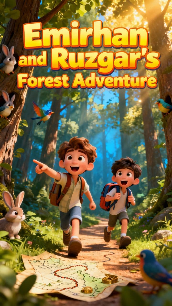 Emirhan and Ruzgar’s Forest Adventure