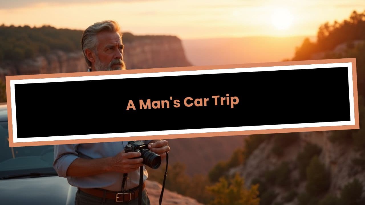 A Man's Car Trip