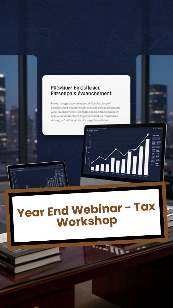 Year End Webinar - Tax Workshop
