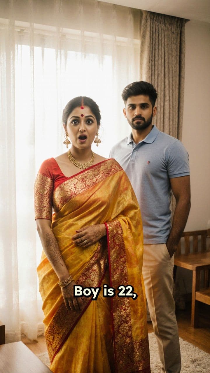 Inappropriate Namaste to Stunned Chachi