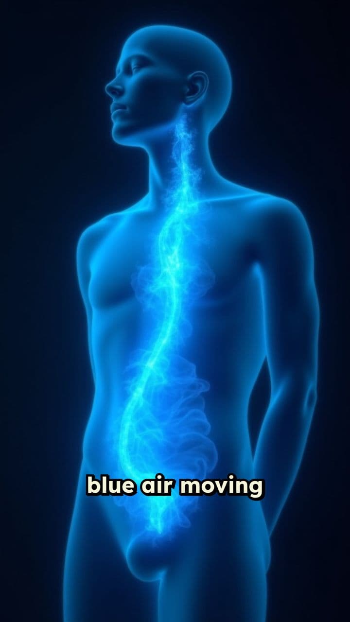 Upward Flow of Blue Air