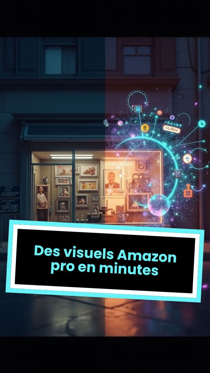 Des visuels Amazon pro en minutes