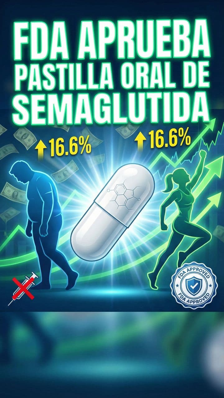 FDA aprueba pastilla oral de semaglutida