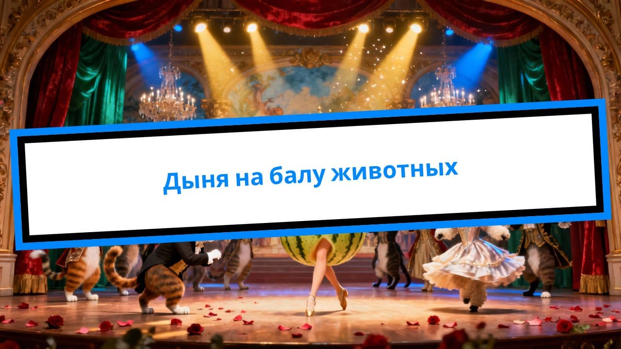 Дыня на балу животных