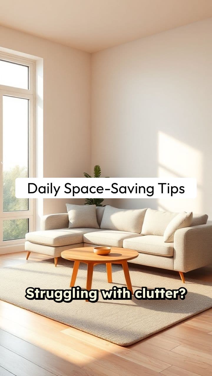 Daily Space-Saving Tips