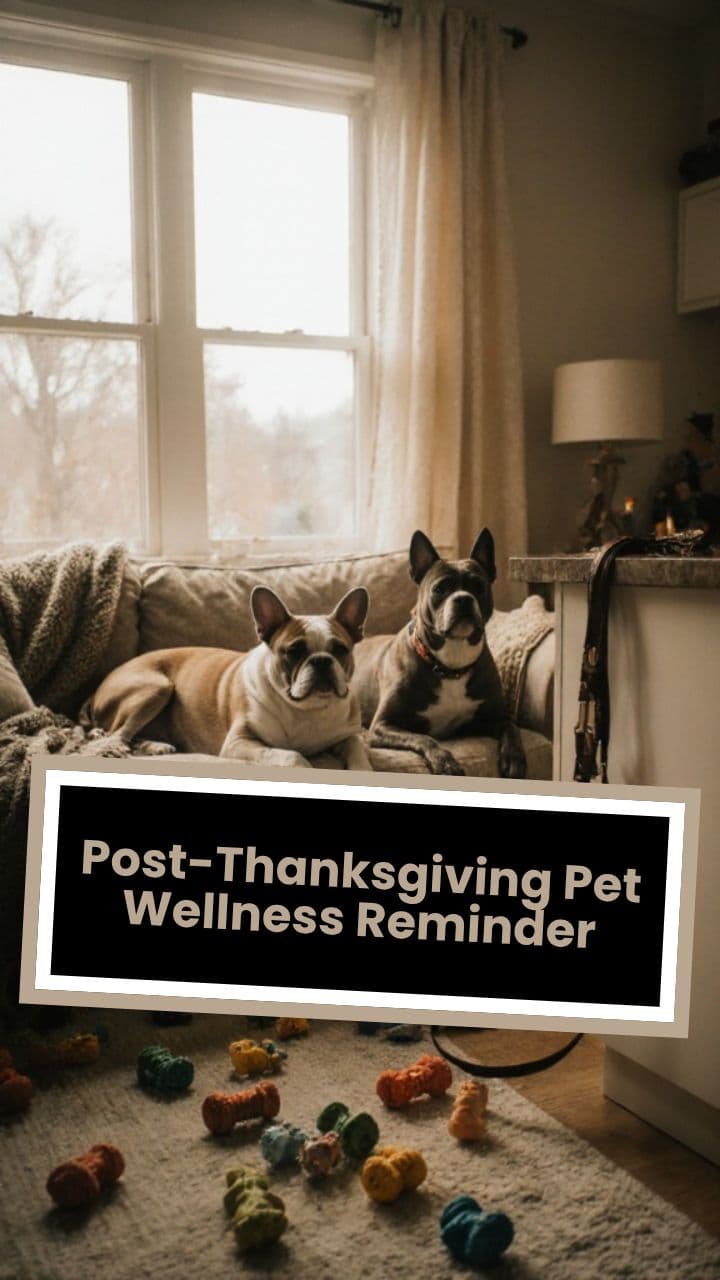 Post-Thanksgiving Pet Wellness Reminder