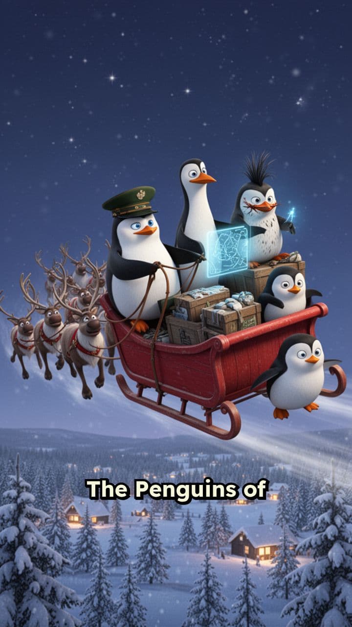 Penguins Hijack Santa’s New Year Run