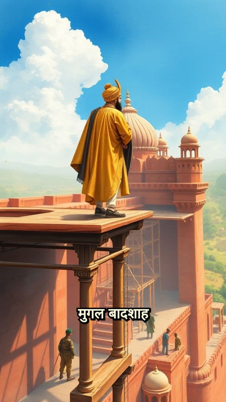 शाहजहाँनाबाद का लाल किला निर्माण