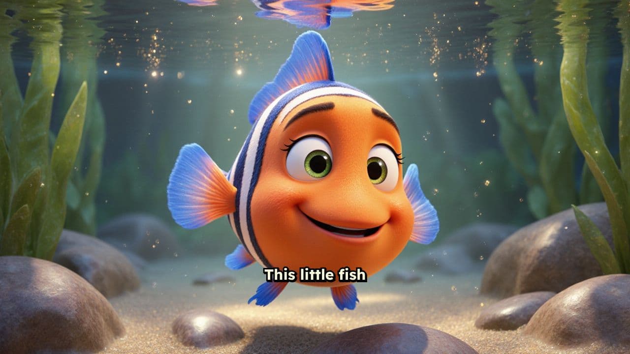 Cartoon Fish Teach Water Quality