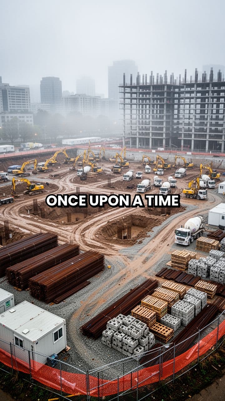 The Silent Work of a Crane