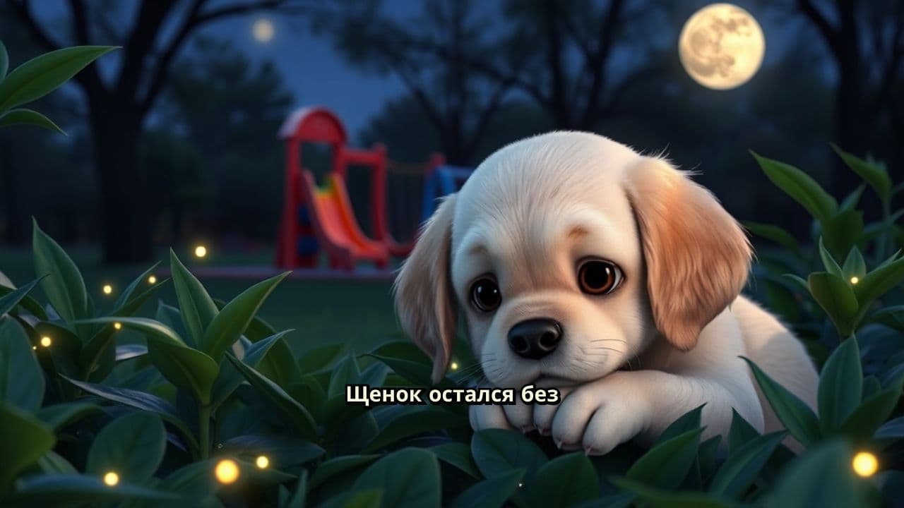 Скитания маленького щенка