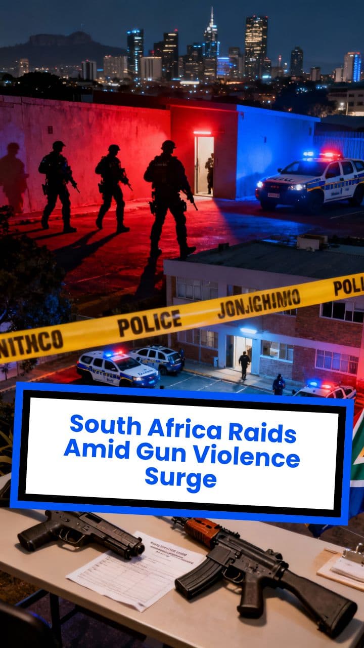 South Africa Raids Amid Gun Violence Surge
