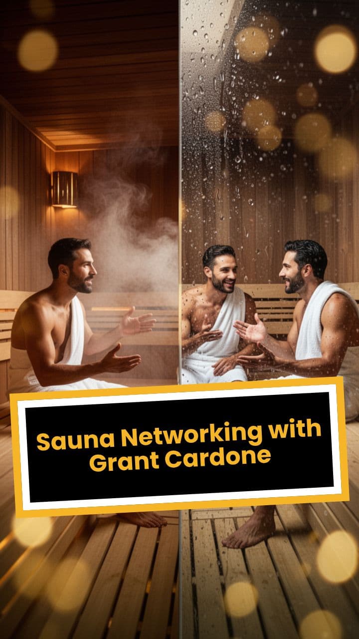 Sauna Networking with Grant Cardone