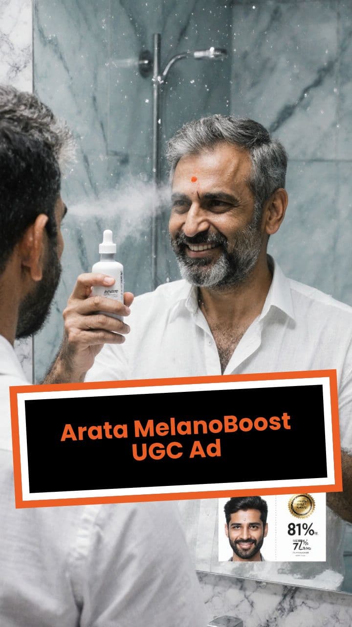 Arata MelanoBoost UGC Ad
