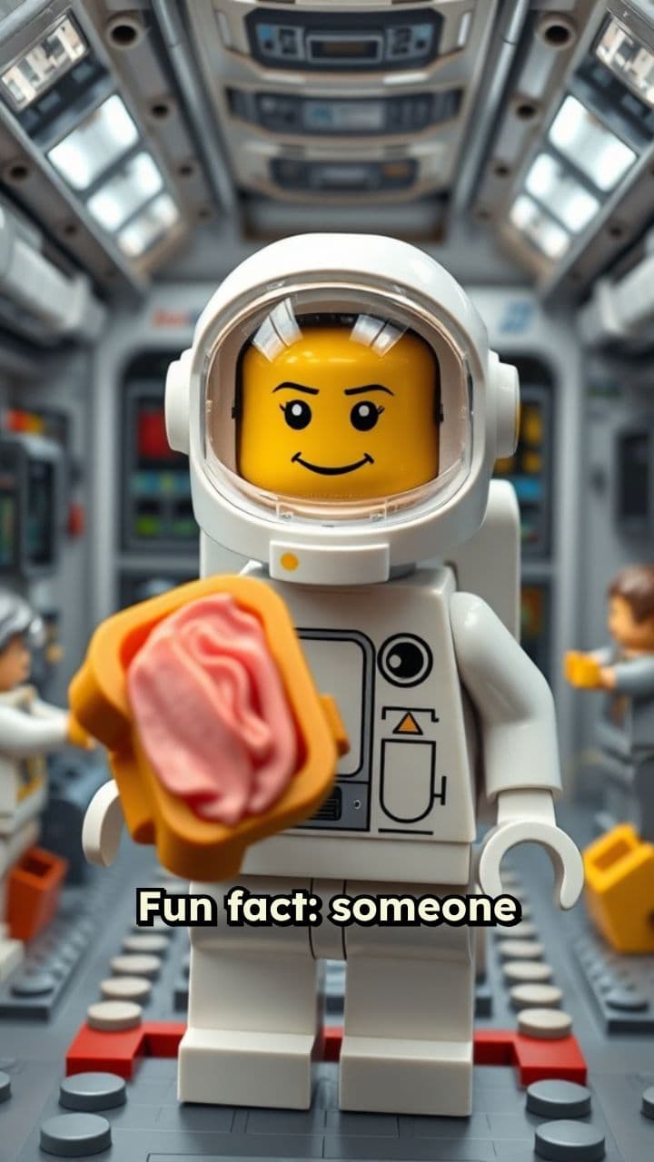 Sandwich Smuggled into Space: A Risky Bite