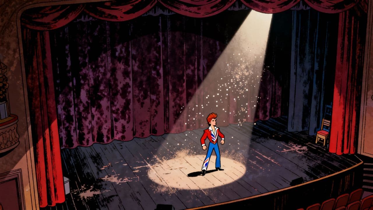 David Chameleon in the Stars