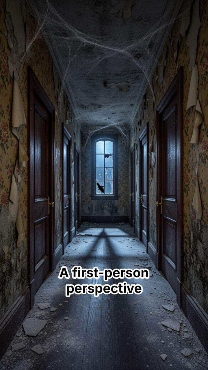 Flashlight Terror in Granny’s Hallway