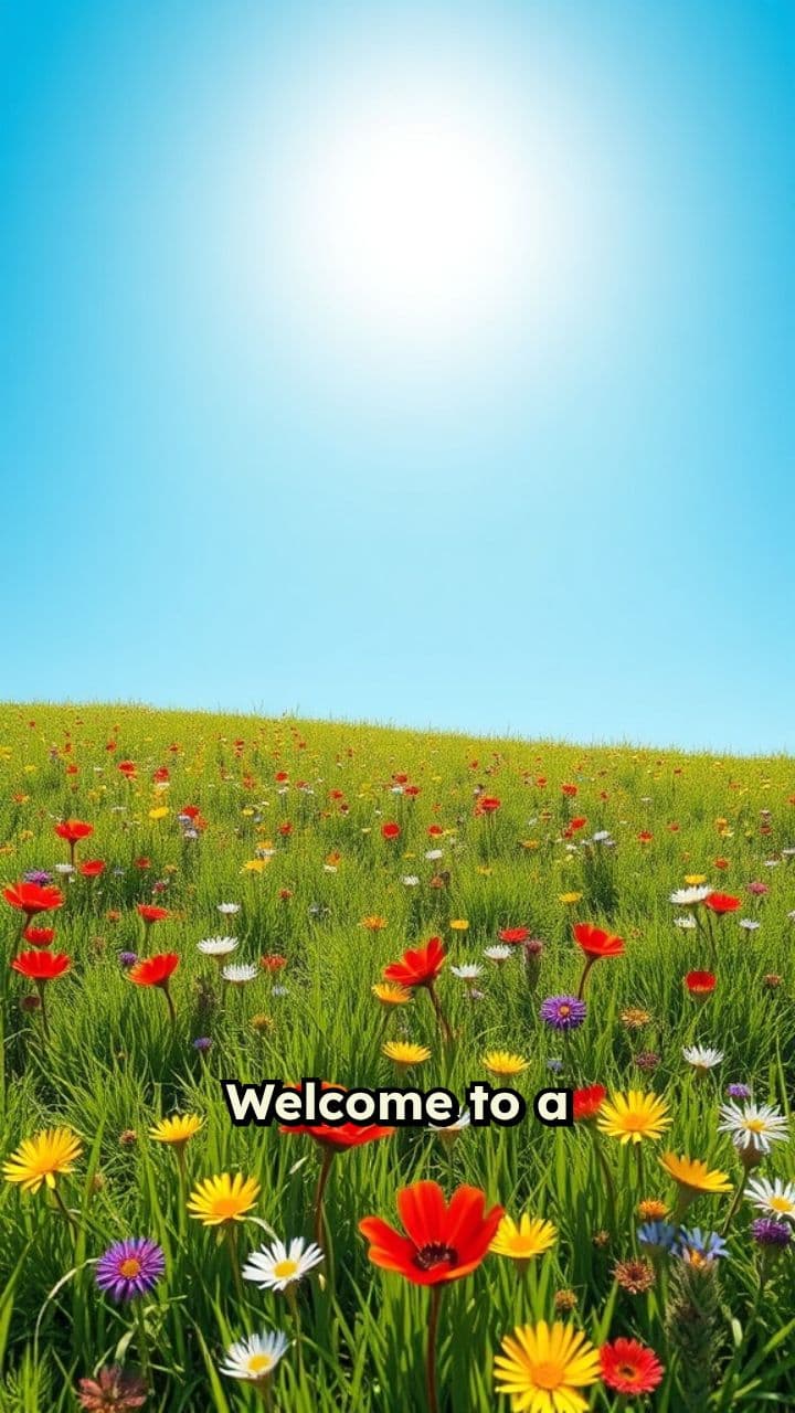 A Happy Bunny in the Meadow