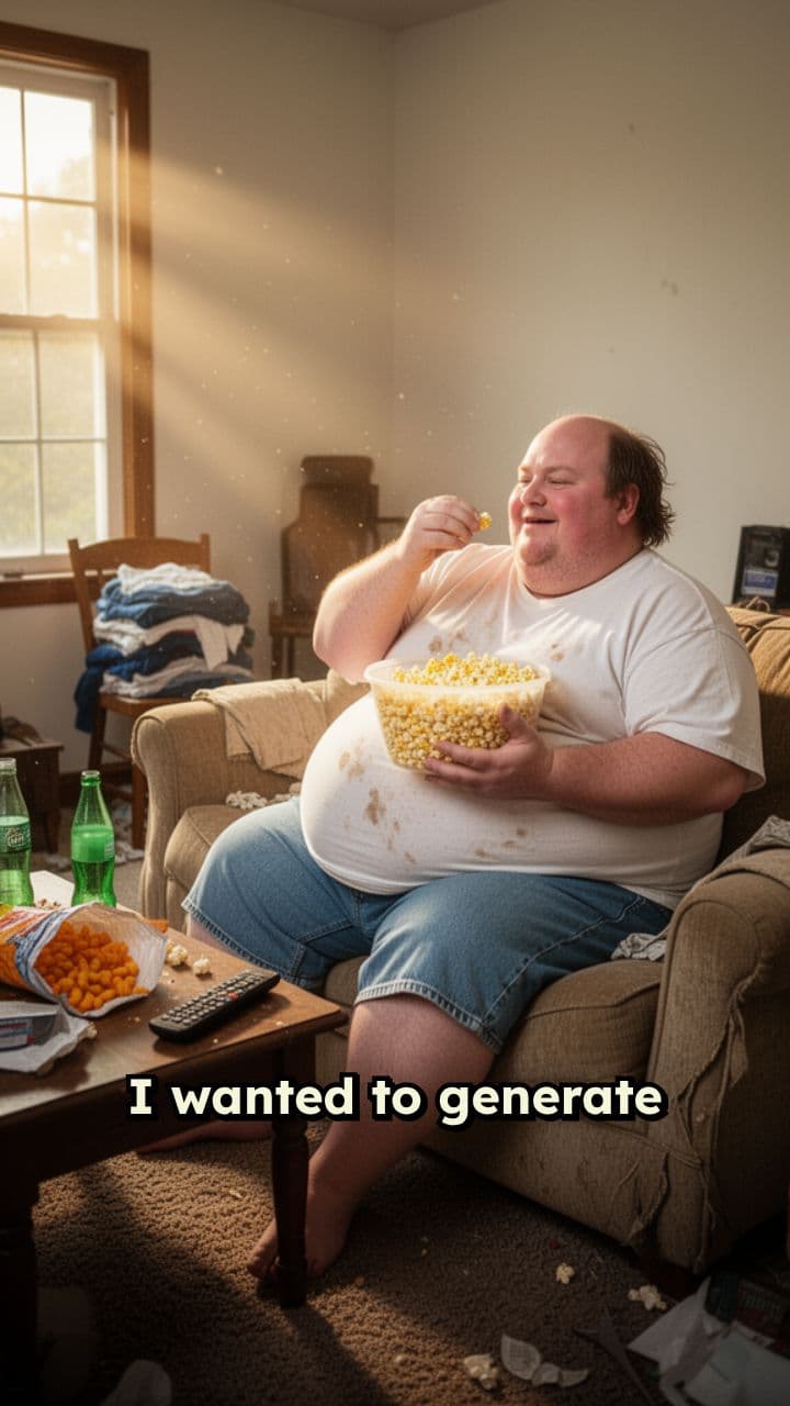 Fat Guy YouTube Short Video