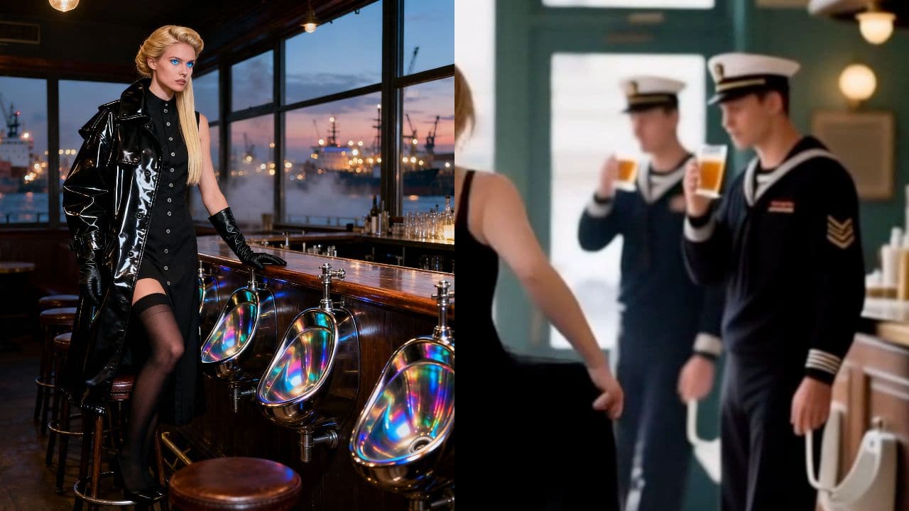 La silhouette en noir