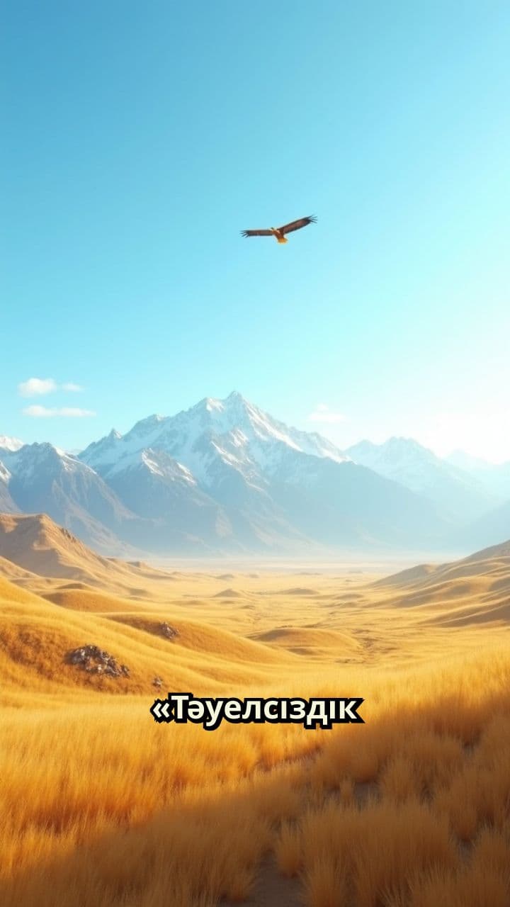 Тәуелсіздік - байлығым