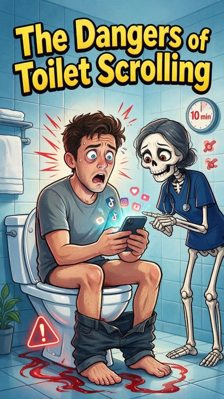 The Dangers of Toilet Scrolling