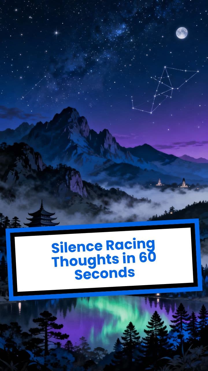 Silence Racing Thoughts in 60 Seconds