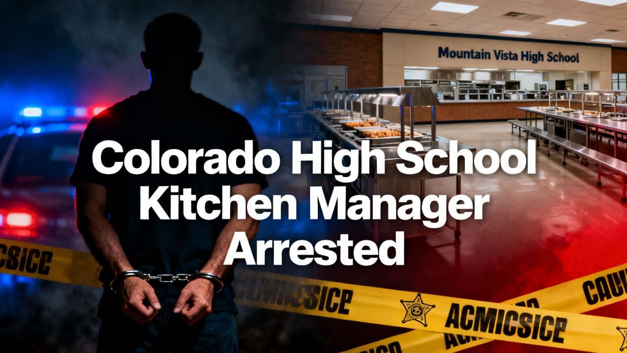 Colorado High School Kitchen Manager Arrested