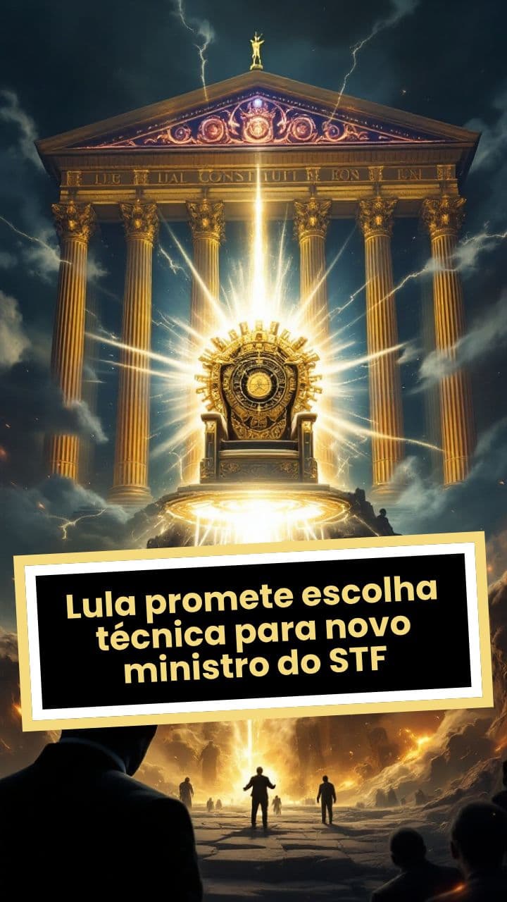 Lula promete escolha técnica para novo ministro do STF