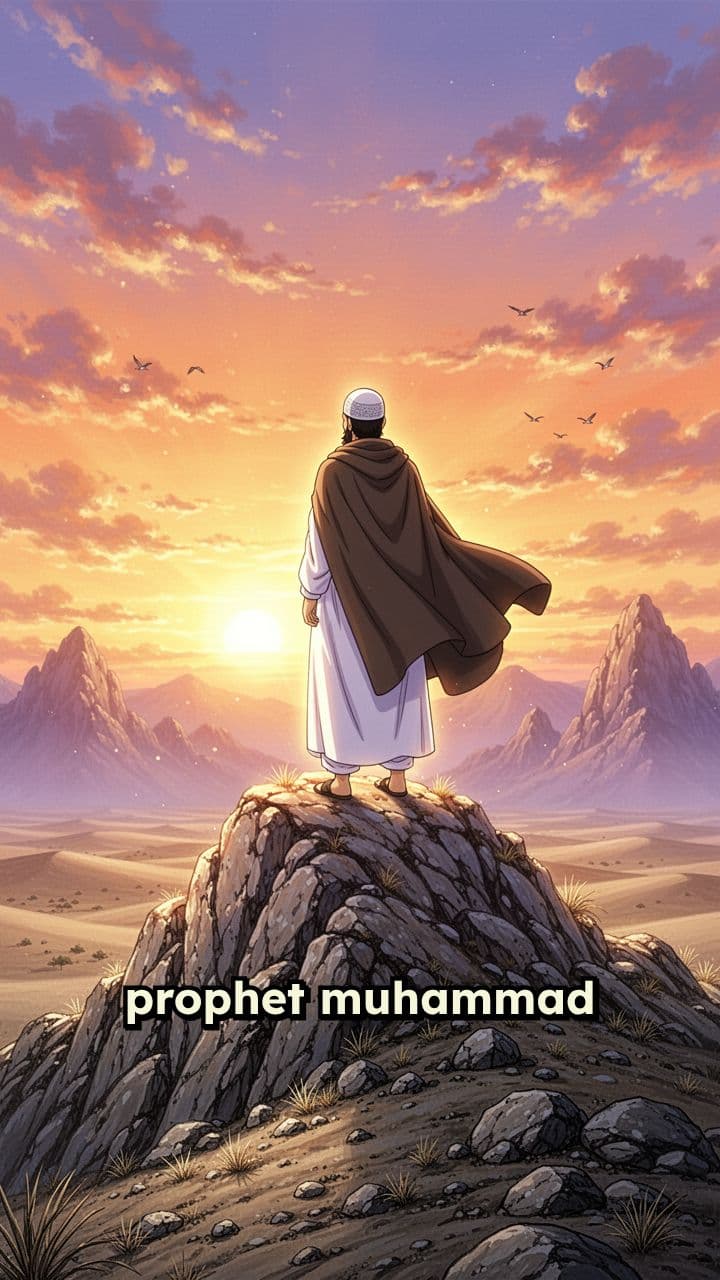 Prophet Muhammad on the Hills