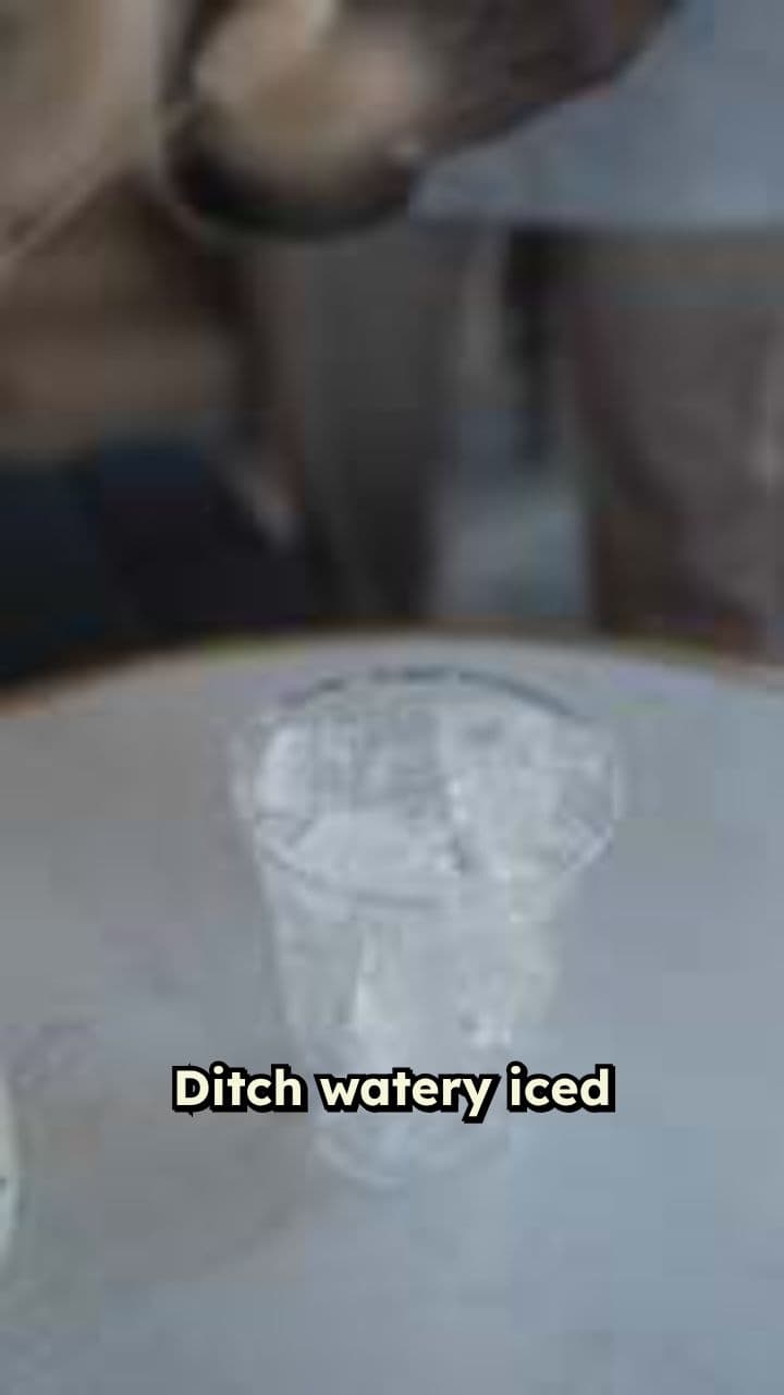 Coffee Ice Cubes for Strong Iced Coffee