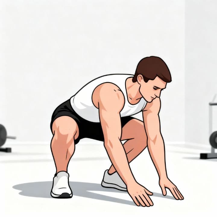 Squat to Calf Raise Animation