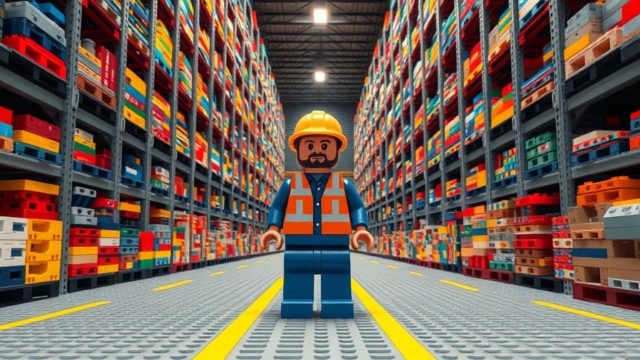 Paletten bis zum Horizont