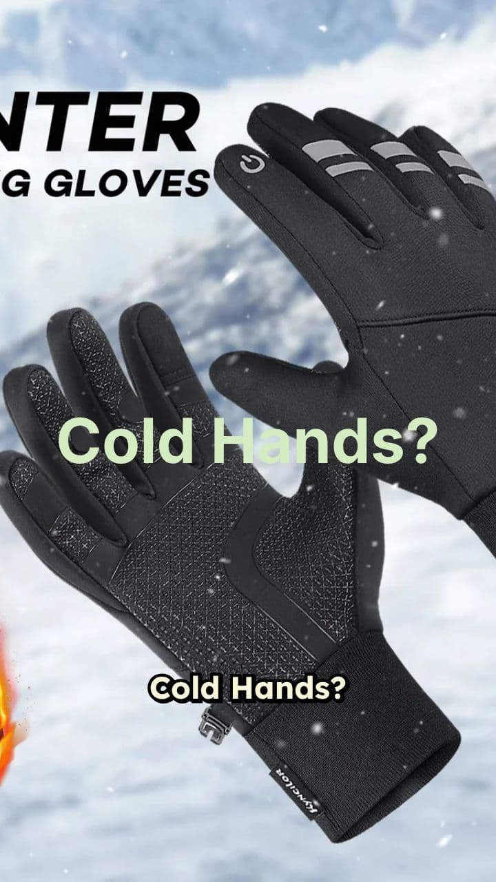 Heated Waterproof Winter Gloves
