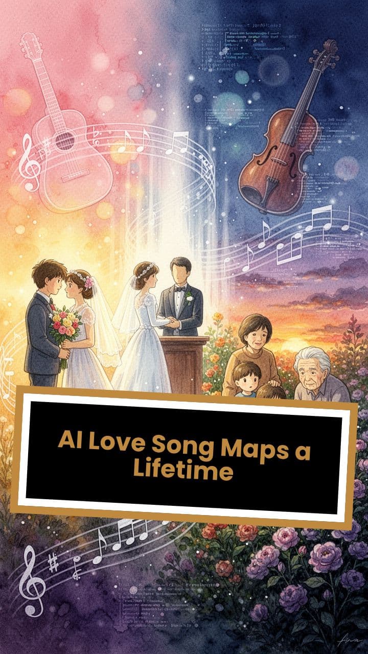 AI Love Song Maps a Lifetime