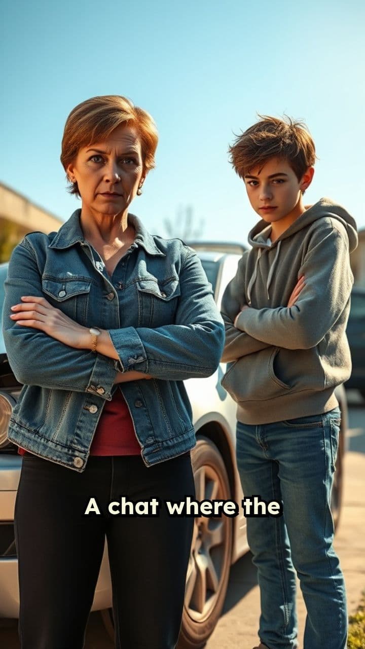 Mom's Car Trouble with Son
