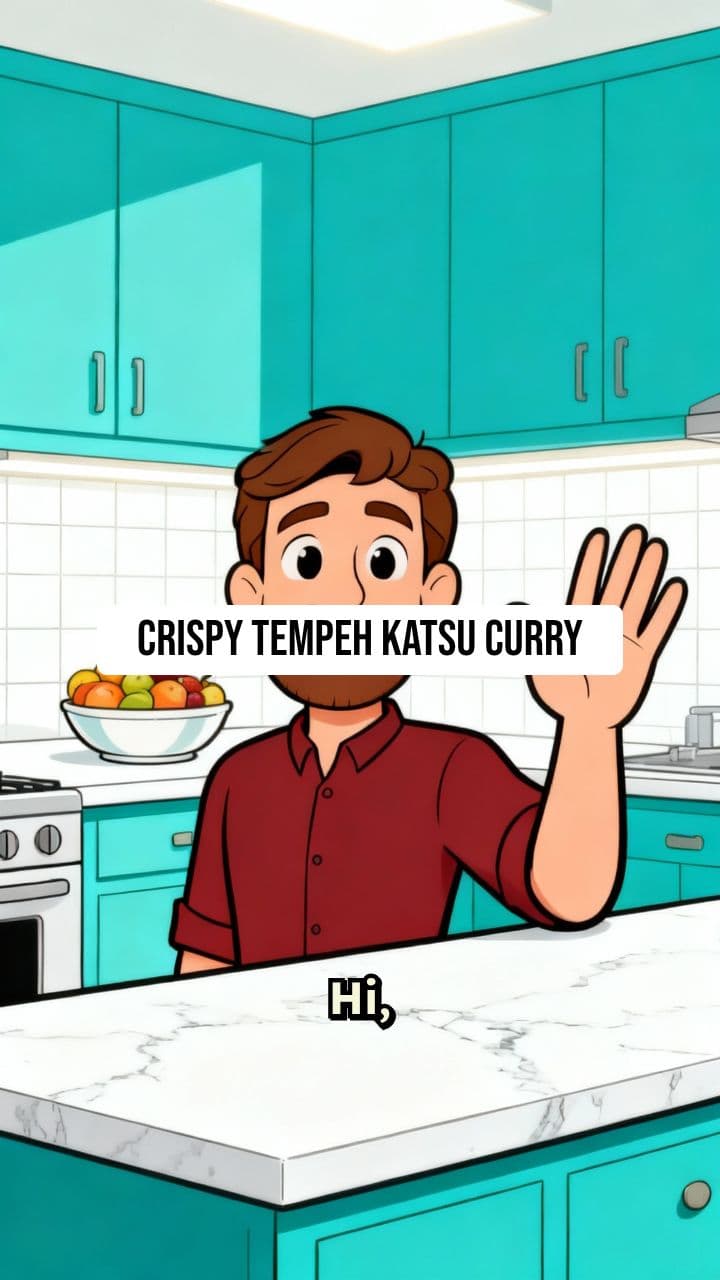 Crispy Tempeh Katsu Curry with Marci