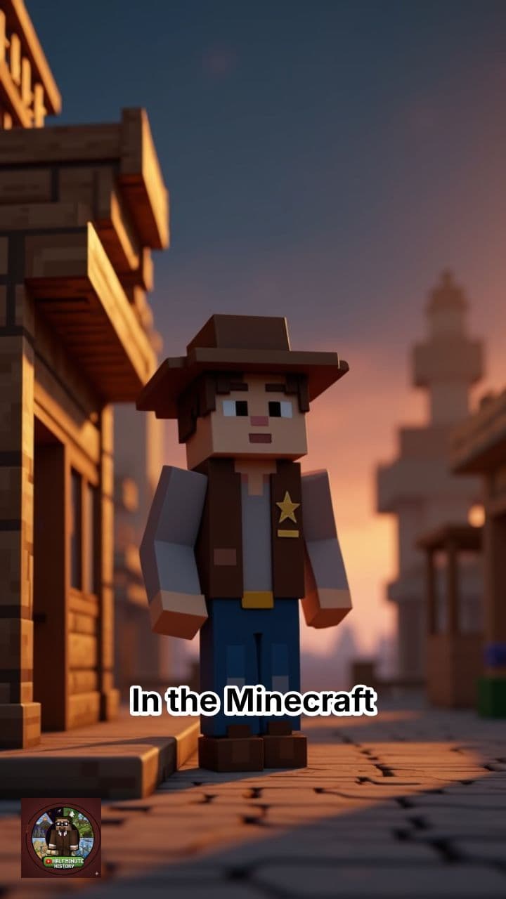 The Average Life of a Western Cowboy Sheriff (Minecraft Edition)
