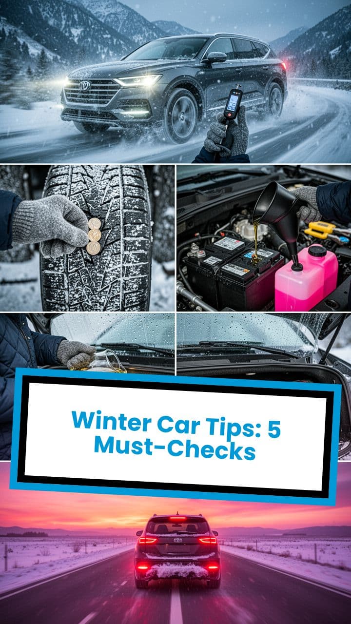 Winter Car Tips: 5 Must-Checks