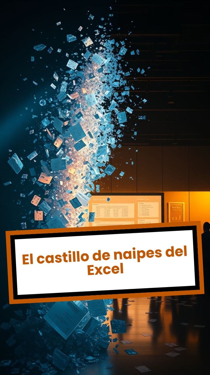 El castillo de naipes del Excel