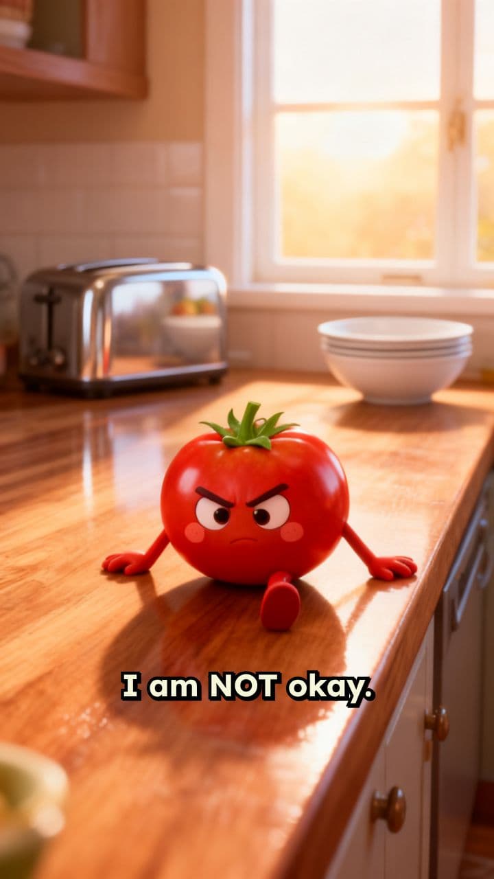 A Tomato’s Salad Nightmare