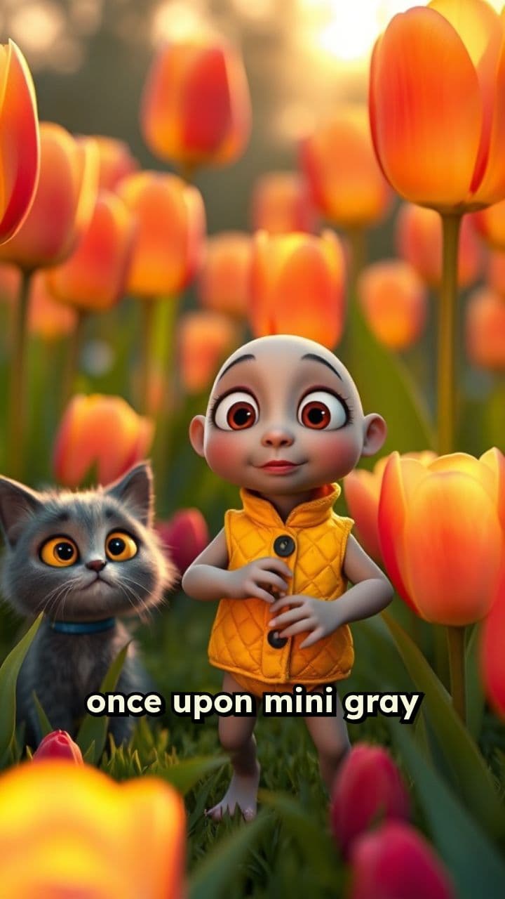 Mini Gray Sprunki Meets His Cat