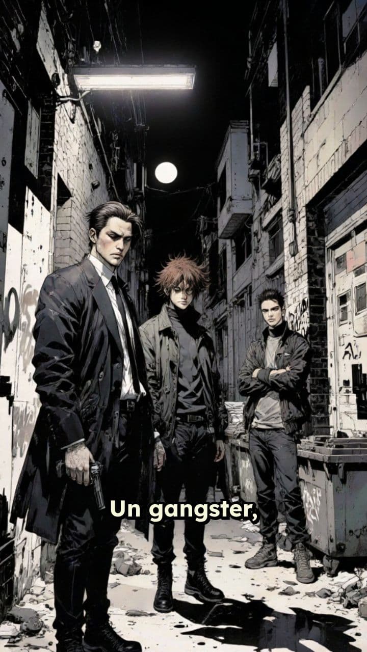 Tension dans la ruelle sombre