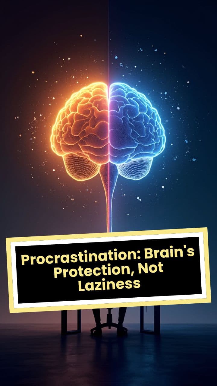 Procrastination: Brain's Protection, Not Laziness