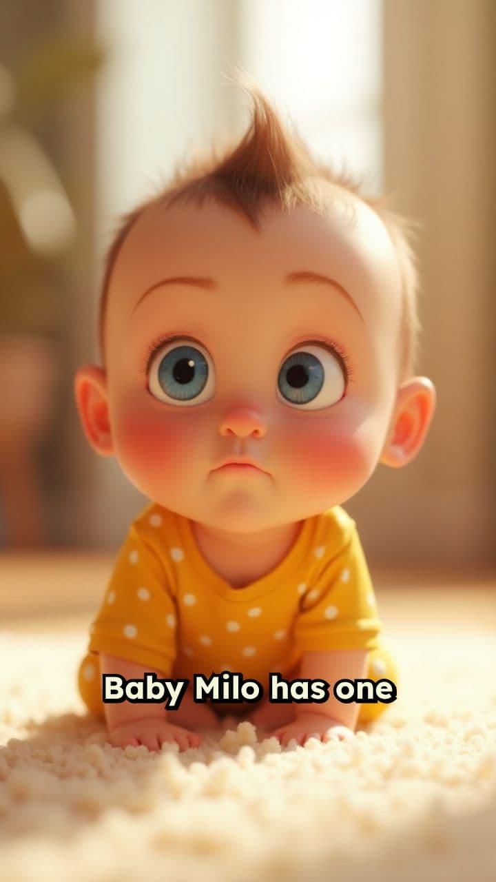 Baby Milo's Snack Adventure